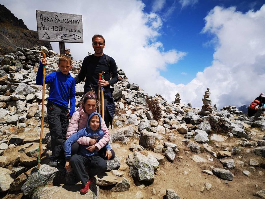 salkantay trek familias